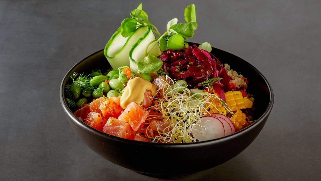 Skandinavisk Poke Bowl – - Opskrift