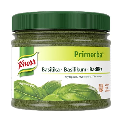 Knorr Basilikum krydderpasta 340 g - Ideel til kolde og varme retter som dressinger, marinader, pastasauce og supper.